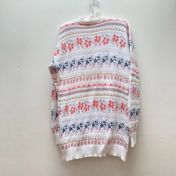 Vintage - Floral Pastel Cottagecore Pearl Button Cardigan - Picture 6 of 8